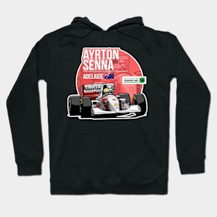 Ayrton Senna 1993 Adelaide Hoodie